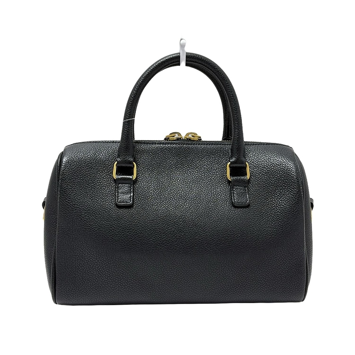 サンローランパリ/ハンドバッグ/クラシックベイビーダッフル/黒/レザー