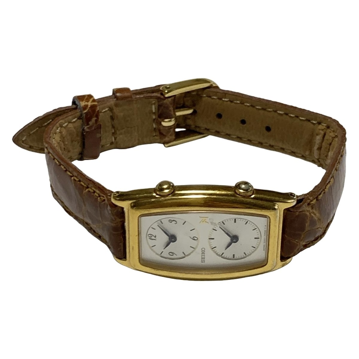 セイコー 腕時計 ノイエ デュアルタイム 1E20-3A00 レディース