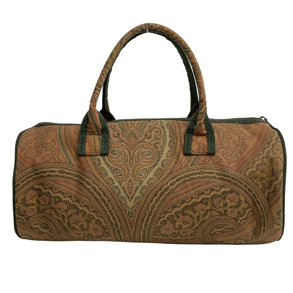 ETRO(エトロ) ハンドバッグ - ブラウン×ダークグリーン×マルチ