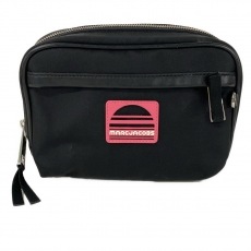 マークジェイコブス/ウエストポーチ/黒/ナイロン×レザー/型番