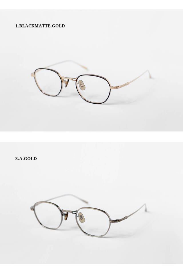 内藤熊八作 スクエアフレーム チタン N-301 日本製 鯖江 メガネ 度付き