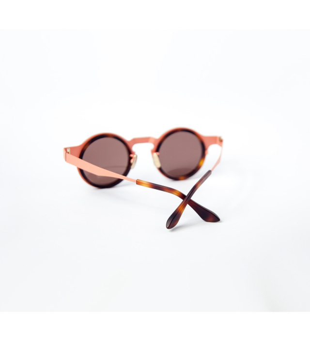 pine パイン 1033SG コンビ ラウンドサングラス 42サイズ 日本製 鯖江