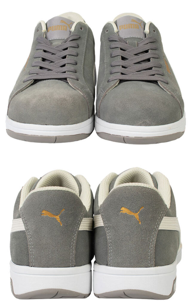 12/5入荷]安全靴 PUMA プーマ アイコニック 本革 紐 セーフティ