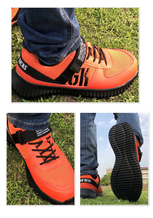 グローキックス GKS-32 セーフティスニーカー(ゴム＆マジック）｜作業