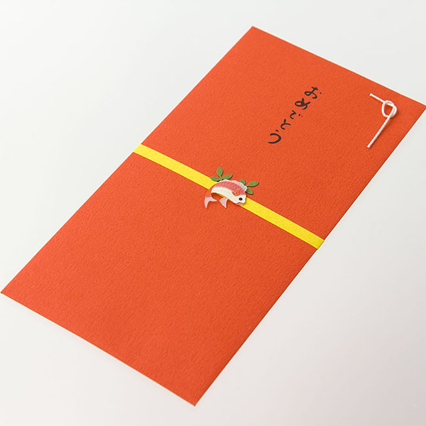 祝儀袋｜PC 金封 おめでとう 鯛柄(25256006)｜ミドリオンラインストア