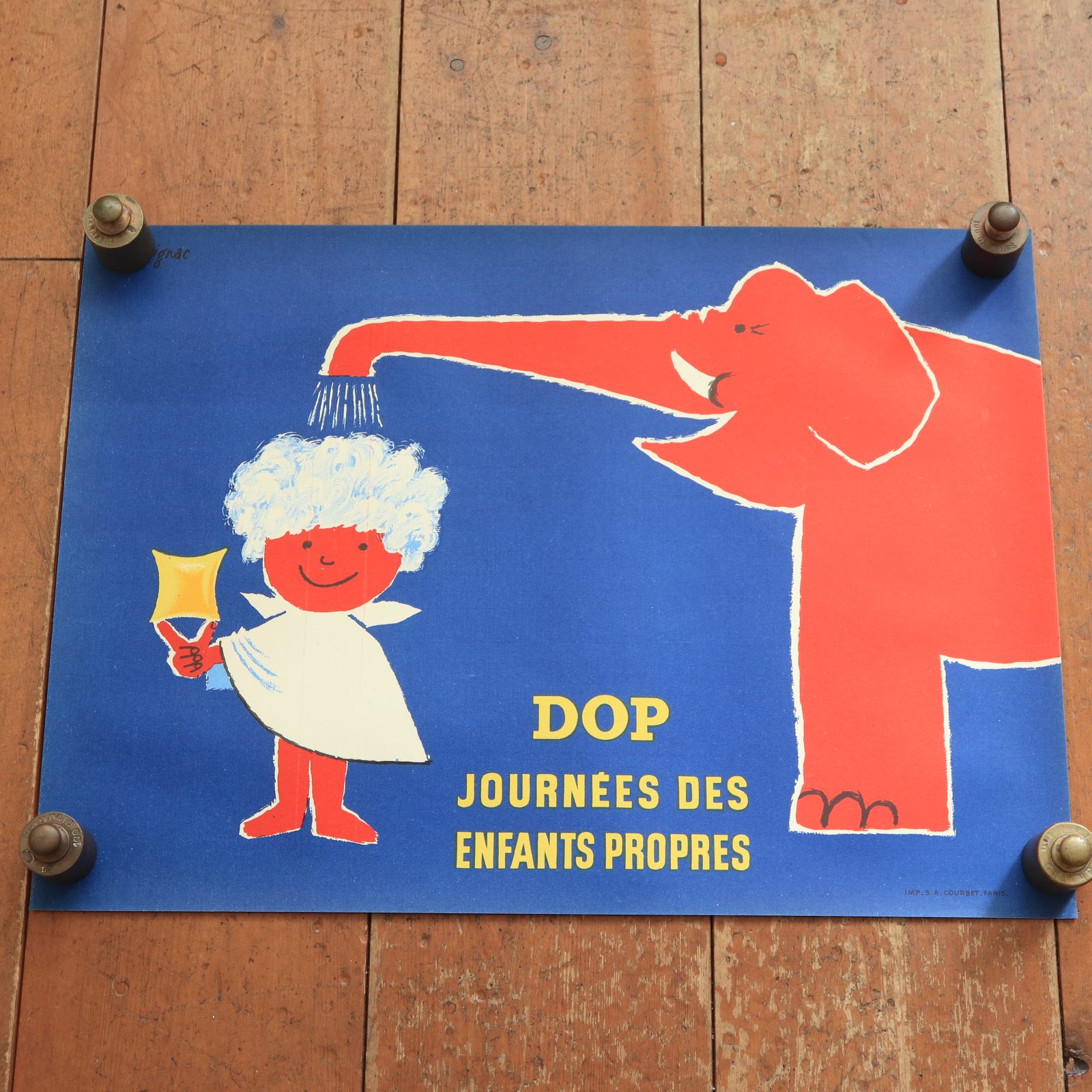 サヴィニャック ドップ ヴィンテージポスター Savignac DOP