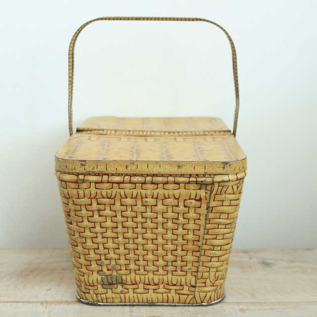 LU ビスケット ビンテージ バスケット 缶 LEFEVRE-UTILE