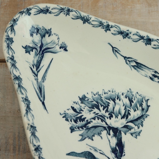 アンティーク ラヴィエ カーネーション OEILLET フランス リュネヴィル