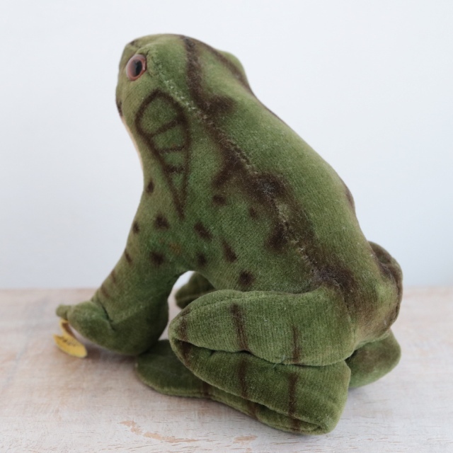 アンティーク シュタイフ カエル Steiff Froggy 8cm