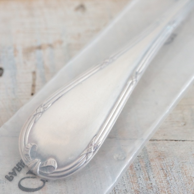 クリストフル リュバン ケーキフォーク 未開封 Christofle rubans