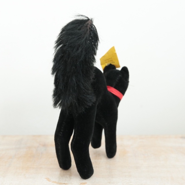 アンティーク シュタイフ 黒猫 Steiff Black Tom Cat 8cm