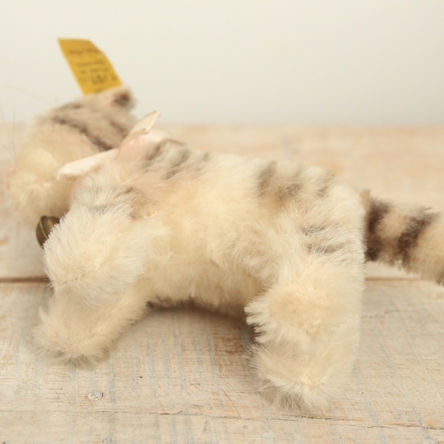 アンティーク シュタイフ ネコ Steiff Tabby 7cm