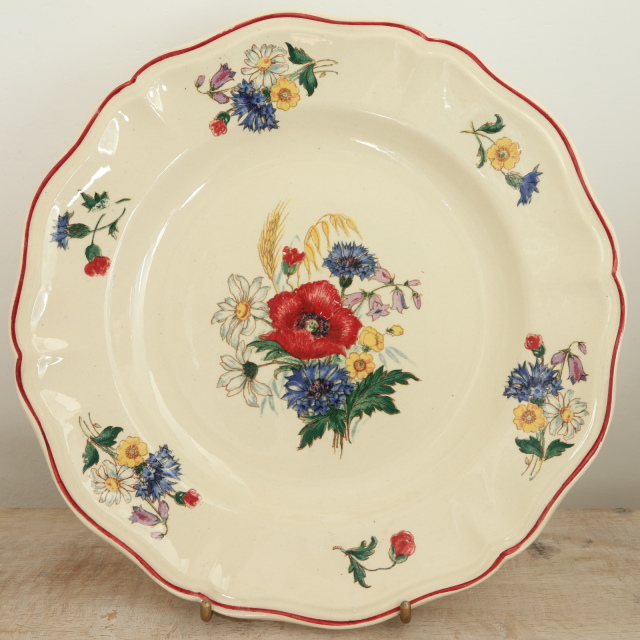 アンティーク プレート アグレスト 皿 フランス サルグミンヌ製