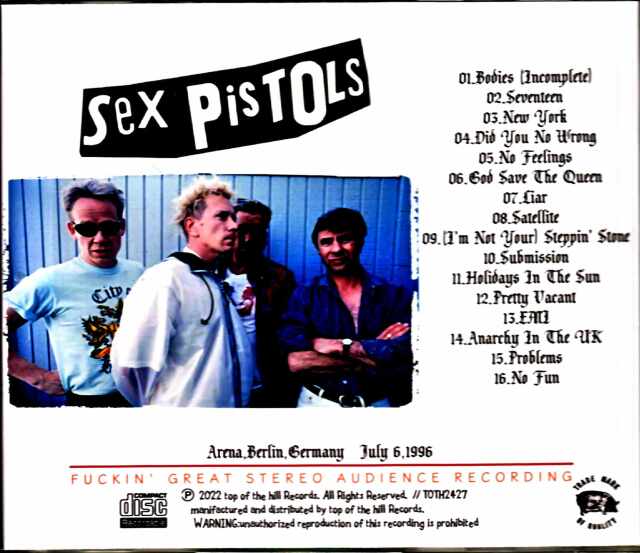Sex Pistols セックス・ピストルズ/Germany 1996 Complete