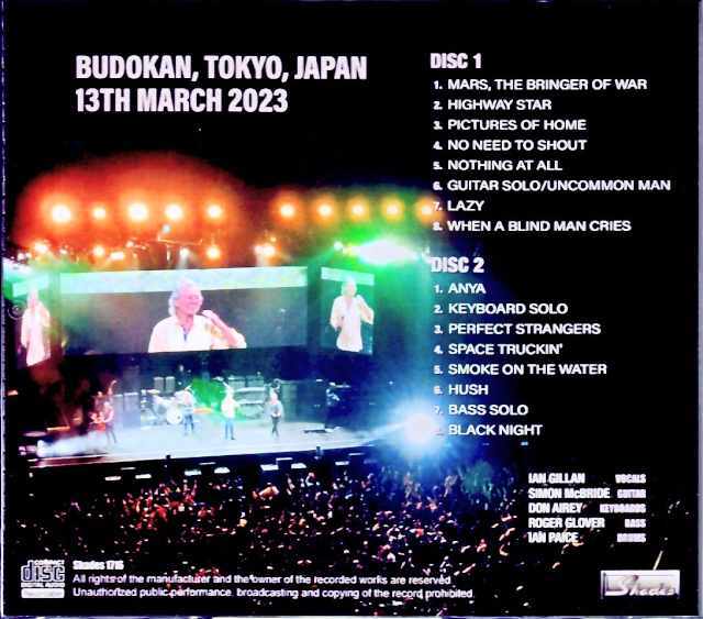 Deep Purple ディープ・パープル/Tokyo,Japan 2023