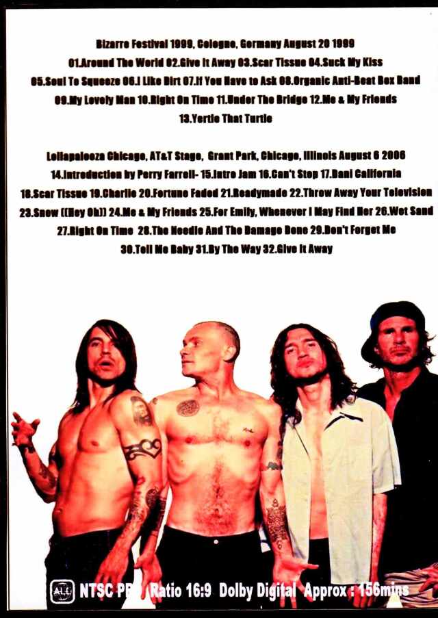 Red Hot Chili Peppers レッド・ホット・チリ・ペッパーズ/ライブ映像