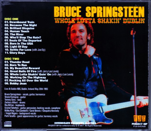 Bruce Springsteen ブルース・スプリングスティーン/Ireland 1993