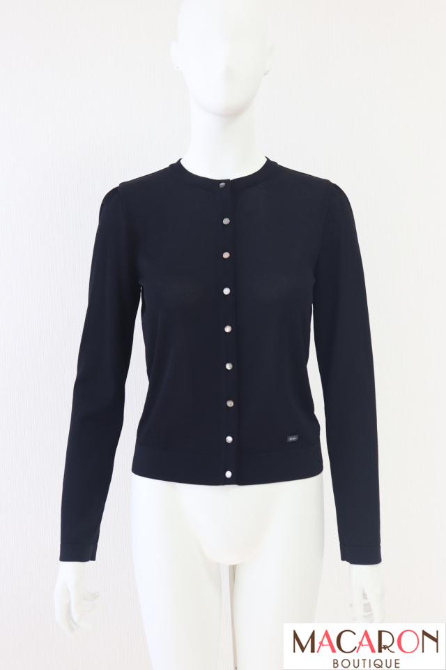 Rene（ルネ） アセテートナイロンボタンカーディガン 6422060