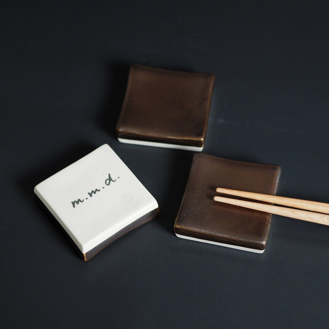 六角箸 + 箸置きセット / lanz m.m.d. / ギフトボックス＆熨斗付き