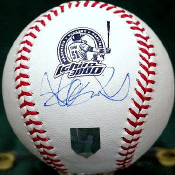 イチロー直筆サイン3000本安打記念ロゴMLB公式ボール 株式会社メジャー