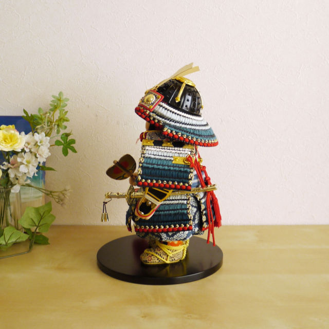 幸一光作 鎧着大将「満」 五月人形 子供大将 5月人形 皐月人形 兜鎧