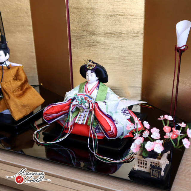 最新作 増村人形店 オリジナル 華峰作 芥子親王 即位 天皇陛下 黄櫨染