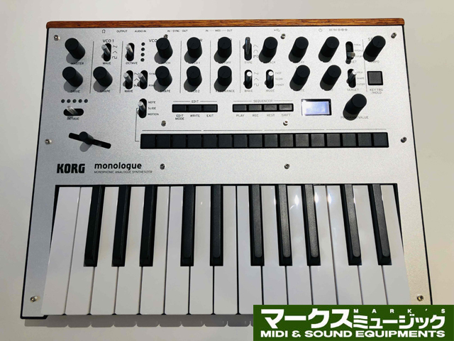 KORG monologue Silver [monologue-SV]（アウトレット品