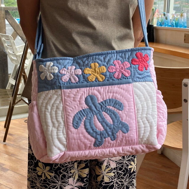 ハワイアンキルト バッグ マザーズバッグ おむつバッグ おでかけバッグ