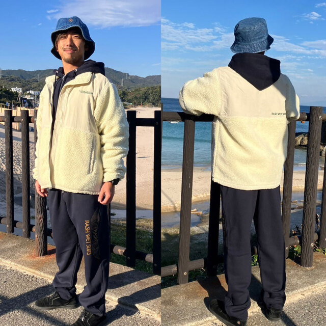 2024 RASH ラッシュ ボアジャケット トップス アウター メンズウェア