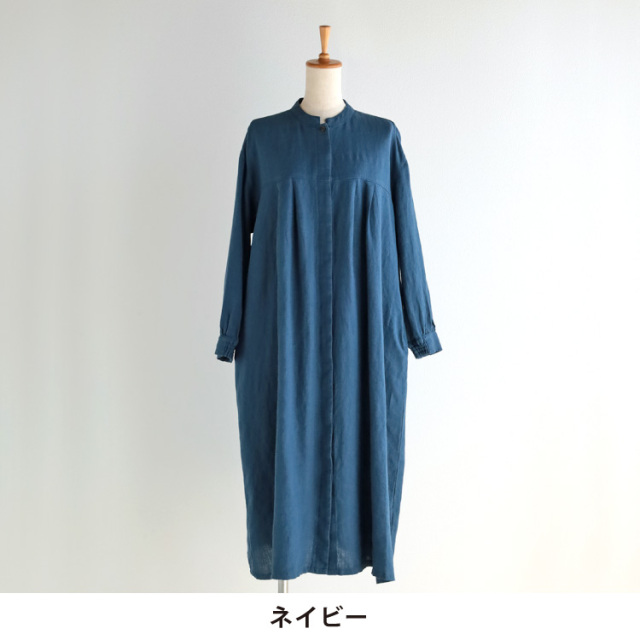 nofl】リトアニアリネン前あきワンピース（2025AW） 644210820