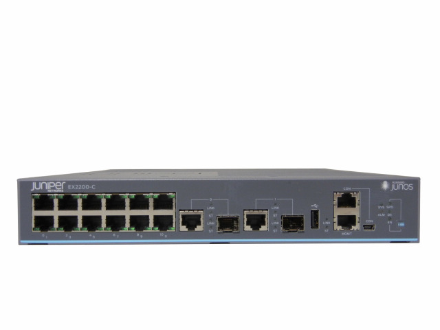 中古】Juniper EX2200-C-12T-2G