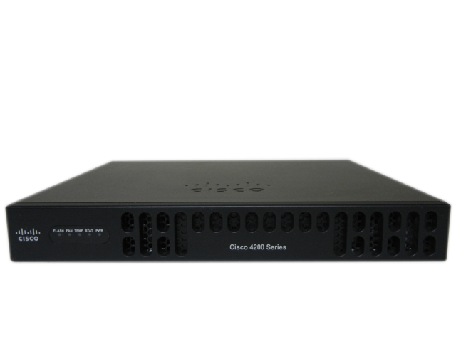 中古】Cisco ISR4221/K9 (ipbasek9/securityk9/appxk9/FL-4220-PERF-K9