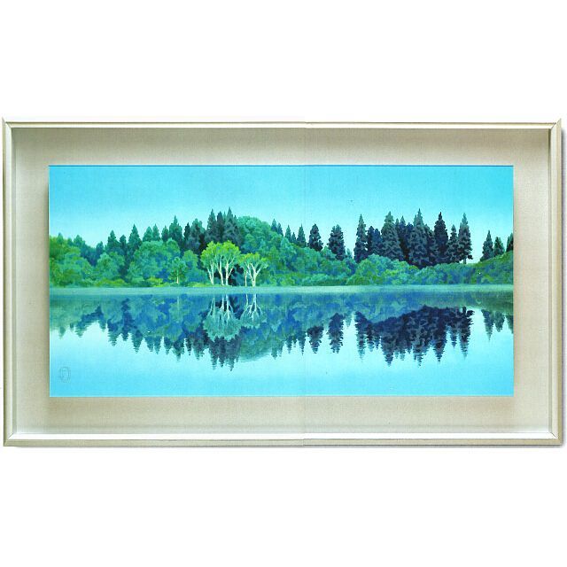 東山魁夷「静映」彩美版プレミアム 複製画 最高級複製画｜絵画販売