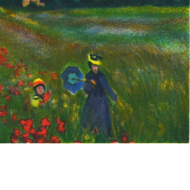 モネ「アルジャントゥイユのひなげし」リトグラフ パリ工房制作｜絵画販売