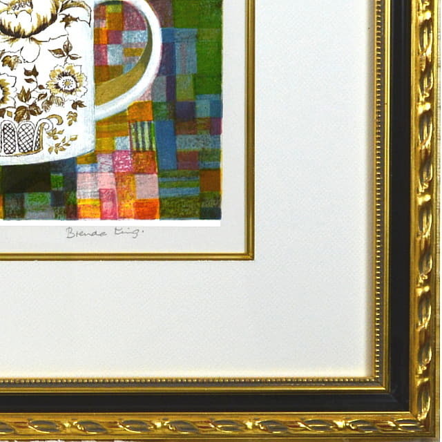 ブレンダ・キング「ユキノハナ」リトグラフ 直筆サイン入｜絵画販売