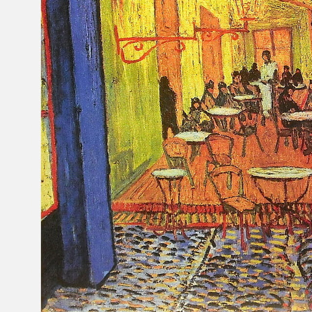 ゴッホ「夜のカフェテラス」ジクレ・シルクスクリーン｜絵画販売