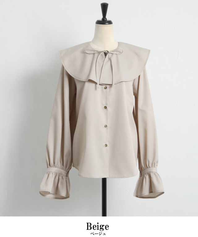フリルカラーブラウス※一部店舗のみ入荷