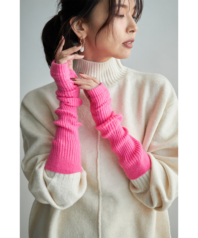 カラーリブアームウォーマー