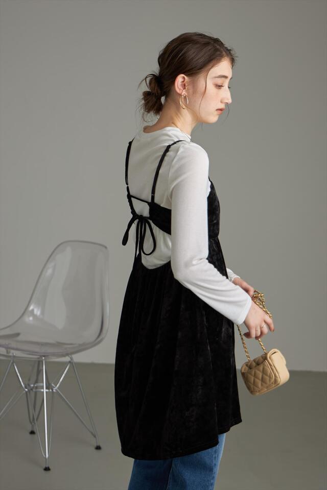 WEB限定】ベロアキャミソール