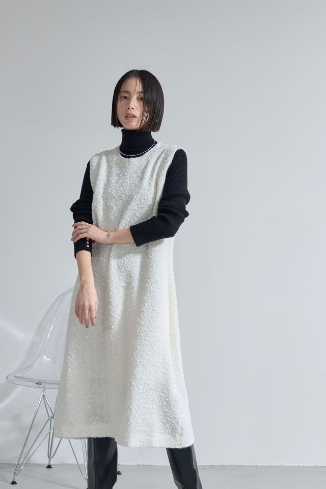 ツイードノースリーブワンピース※一部店舗のみ入荷