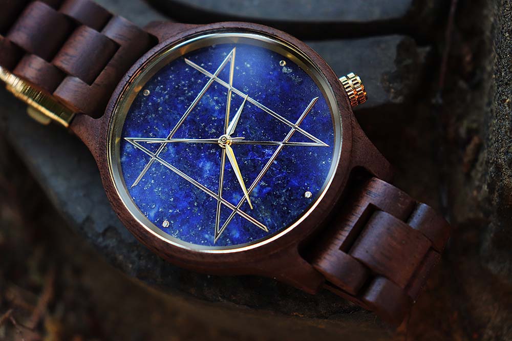 2サイズ】QUARTZ MODEL クオーツモデル/ラピスラズリウォールナット