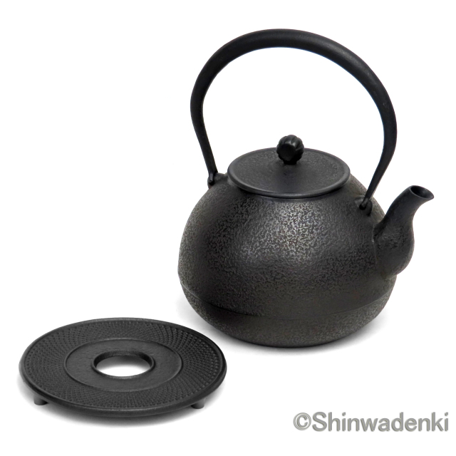 紅蓮堂 葛巻元作 宝珠形鉄瓶 日和1.2L Shinwadenki