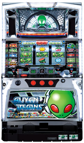 サミー パチスロエイリヤンビギンズ 中古パチスロ実機 [4ch対応] A-SLOT