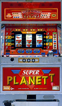 3号機】山佐 スーパープラネット 中古パチスロ実機 A-SLOT