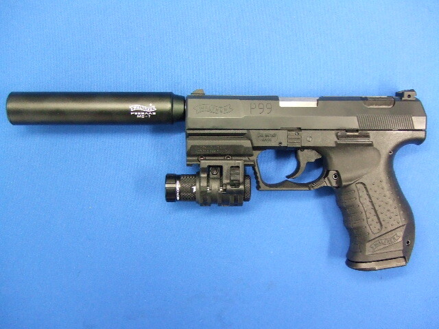 マルゼン Walther P99 BLOWBACK サイレンサー付きモデル マルゼン