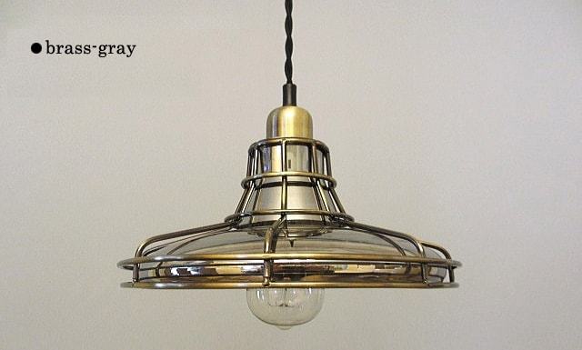 インダストリアルなガラスペンダントライト｜アンバーデザイン