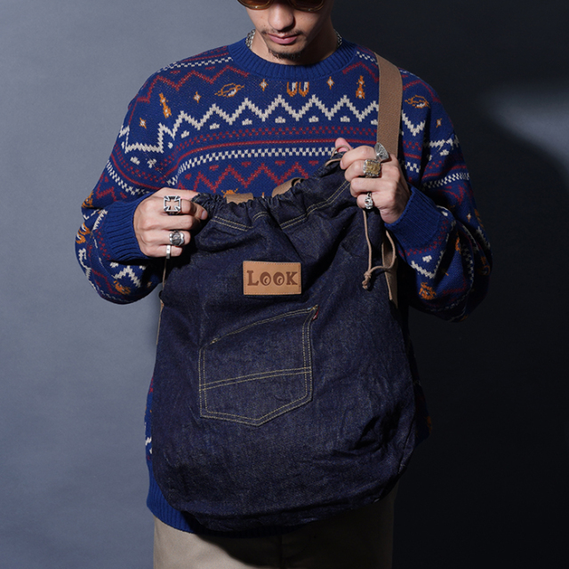 WRD53G06 /「LOOK INVADING - DENIM SHOULDER BAG / INDIGO」デニム
