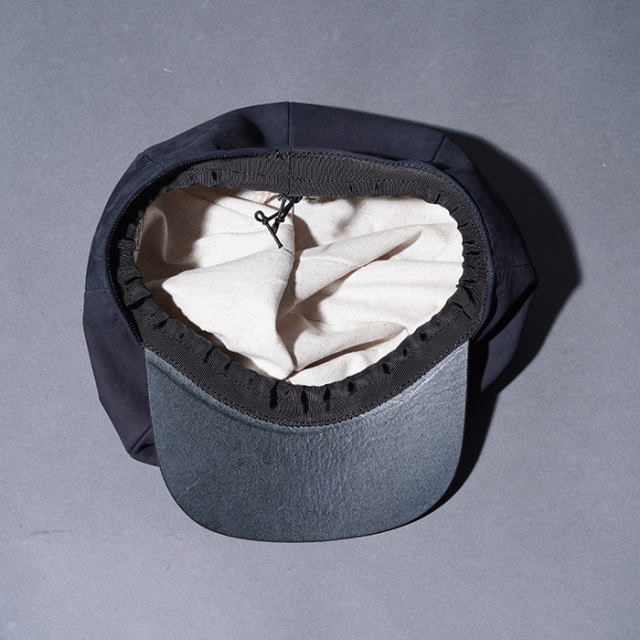 OC53G03 /「SPEED SHOP - LEATHER CASQUETTE / BLACK」キャスケット