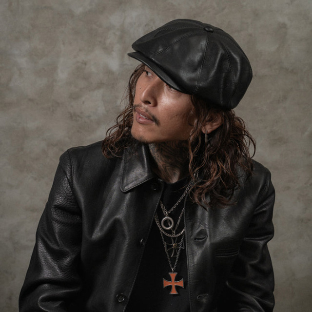 B-201 /「8PANEL CASQUETTE / COW HIDE」8パネルキャスケット
