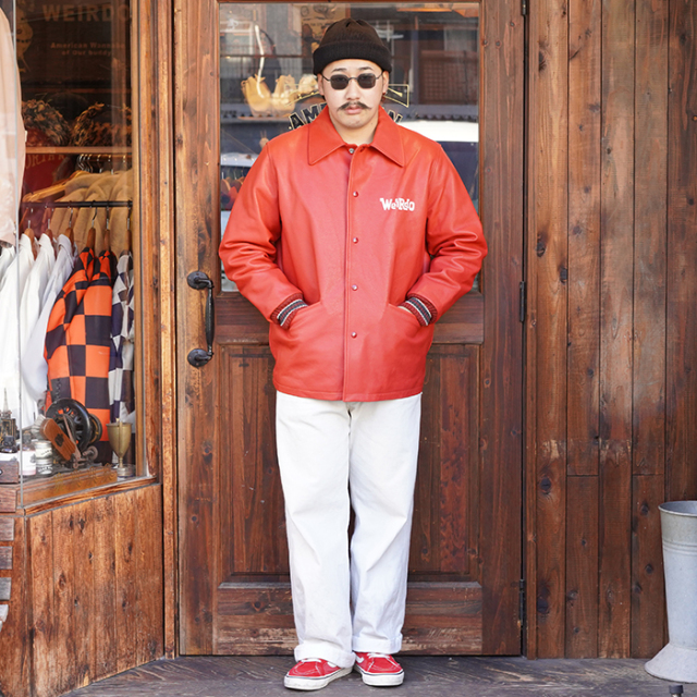 WRD-24-AW-01 /「SPUTNIKS - LEATHER PHARAOH / RED」レザーファラオ